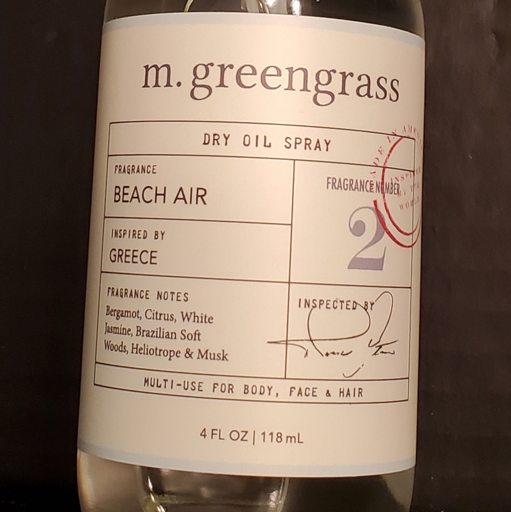 M.Greengrass Dry Oil Spray